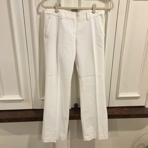 White Columnist slacks 4-Short